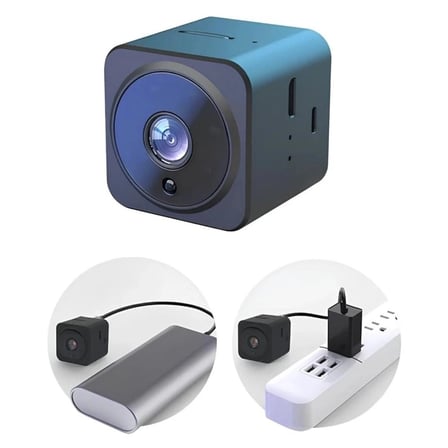 Lexroo Mini WiFi Kamera 1080P Gece Görüşlü Şarjlı Kablosuz IP Çift Yönlü Sesli Manyetik 360° Döner