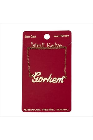 Lexroo Görkem isimli kolye (Kişiye Özel) - Sarı