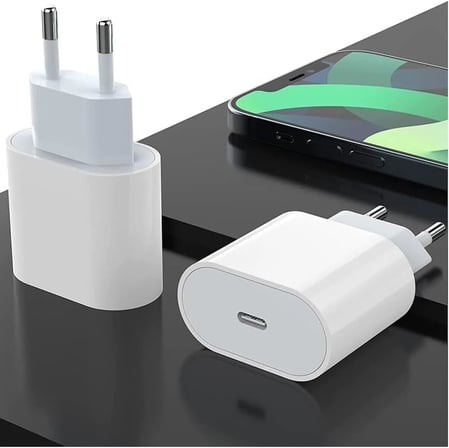 Lexroo 35W GaN Gerçek Güç iPhone 15/16/17 Pro/Pro Max ile Uyumlu Hızlı Type-C Adaptör+Type-C TypeC