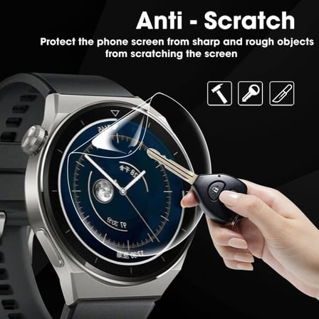 Lexroo Huawei Watch Gt3 Pro 46mm İle Uyumlu Ekran Koruyucu, Tam Kaplayan Akıllı Saat Koruması