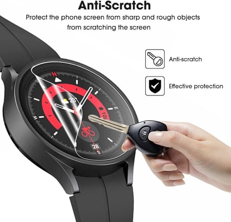 Lexroo Huawei Watch Gt3 Pro 46mm İle Uyumlu Ekran Koruyucu, Tam Kaplayan Akıllı Saat Koruması