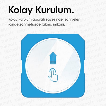 Lexroo Samsung Galaxy Watch 6 44mm için 2'li Paket Kolay Kurulum Otomatik Hizalama Aparatlı Şeffaf