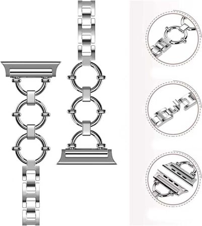 Lexroo Gold KRD-56 Metal Lexroo Kordon-Gold Watch 38mm ile uyumlu
