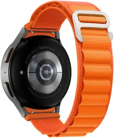 Lexroo Xiaomi Watch 5 için Kordon Alpine Loop Turuncu [Watch 5 ile Uyumlu Kordon - Turuncu]