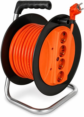 Lexroo Makaralı Uzatma Kablosu 3x2.5mm- 20m/30m/40m/50m | Güçlü ve Dayanıklı (50 METRE)