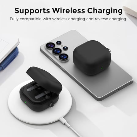 Lexroo Samsung Galaxy Buds4 Pro/Buds 4 için Kulaklık Kılıfı Darbelere ve Çizilmeye Karşı Kasa