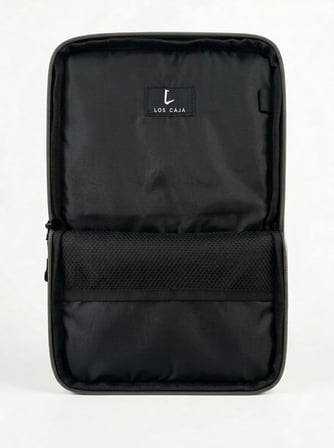 Lexroo Premium Tablet Çantası ve Organizer - İçi Cepli, Darbe Emici Koruyucu Kılıf (Siyah)