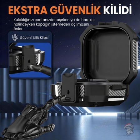 Lexroo Samsung Galaxy Buds4 Pro/Buds 4 için Kılıf Tam Koruma Sağlayan Galaxy Buds4 Kulaklık Kılıfı