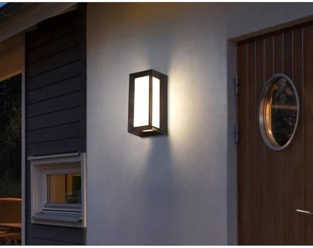 Lexroo Bahçe Aydınlatması Led Işık 25cm 12w Gün Işığı 3000k Zita Ultra Bahçe Duvar Aplik Su Geçirmez