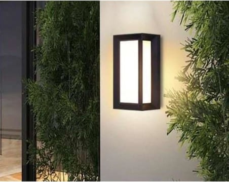 Lexroo Bahçe Aydınlatması Led Işık 25cm 12w Gün Işığı 3000k Zita Ultra Bahçe Duvar Aplik Su Geçirmez