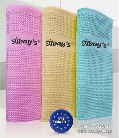 Lexroo İlbay's Mikrofiber Temizlik Bezi 40x60 cm 3'lü
