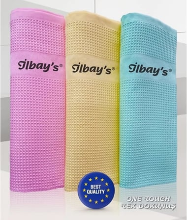 Lexroo İlbay's Mikrofiber Temizlik Bezi 40x60 cm 3'lü
