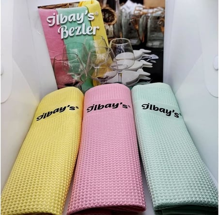 Lexroo İlbay's Mikrofiber Temizlik Bezi 40x60 cm 3'lü
