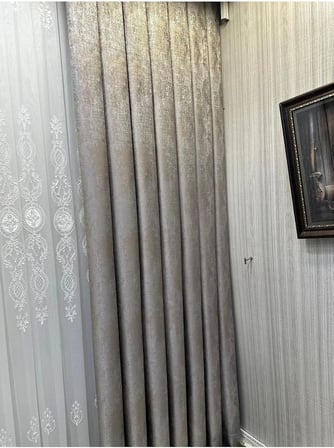 Lexroo V-5401 1/3 Sık Pileli Fon Perde Apm