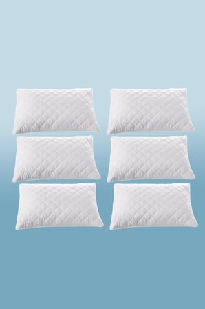 Lexroo 6 Adet 50X70 Cm Kapitoneli Fermuarlı Yastık Koruyucu Alez