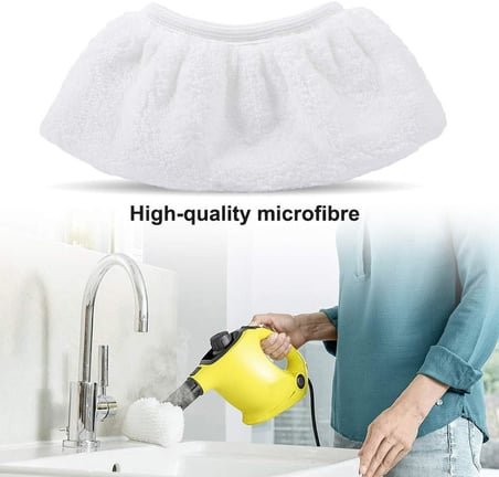 Lexroo Mikrofiber bez seti, Kärcher EasyFix SC 2, SC 3, SC 4, SC 5 Buharlı Temizleyici ile uyumlu