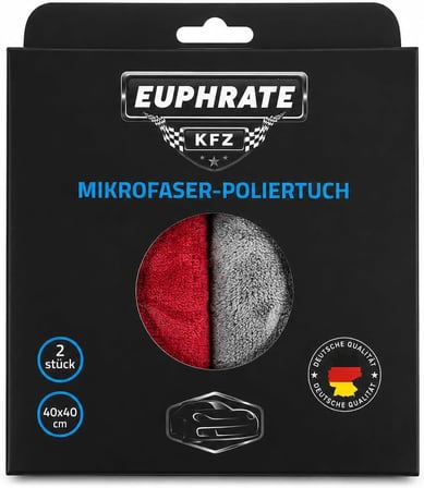 Lexroo EUPHRATE KFZ 2'li Mikrofiber Temizlik Bezi 40x40 cm