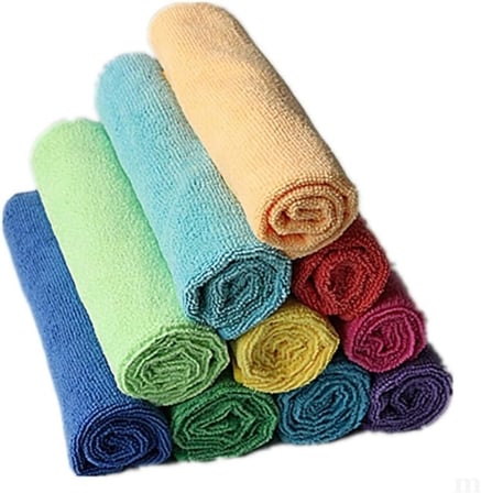 Lexroo Mikrofiber Temizlik Bezi Seti, Çok Amaçlı, Yüksek Emici, Mutfak ve Banyo için, 8'li Paket
