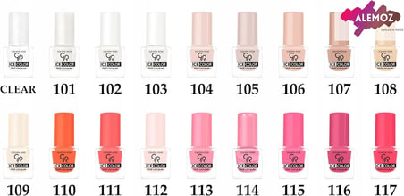 Lexroo Ice Color Nail Lacquer No: 137 - Parlak Bitişli Mini Oje 6 ml