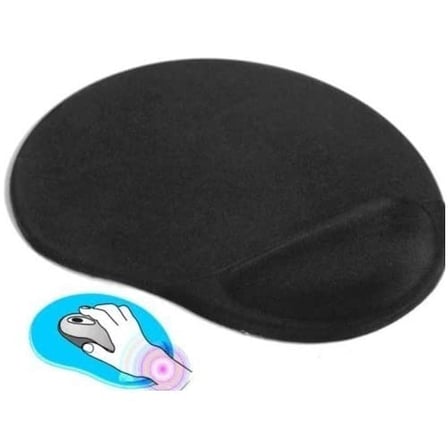 Lexroo LN-2053 Large Boy Siyah Ergonomik Suya Dayanıklı Agrı Kesicili Bileklikli Mouse Pad