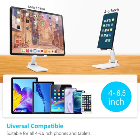 Lexroo Cep Telefonu Standı, Katlanır Masaüstü Telefon Standı