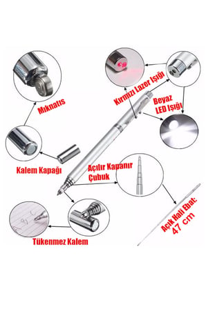 Lexroo Metal Kutulu Kırmızı Lazerli