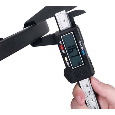 Lexroo SANEC Kumpas Dijital Karbon Fiber Hassas 150Mm Kalınlık Ölçer