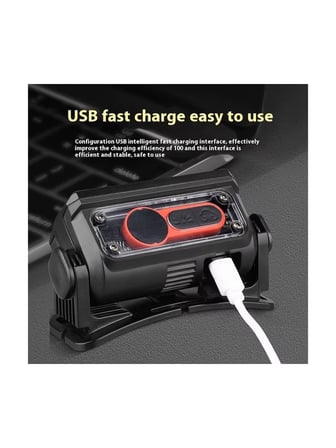Lexroo Kafa Lambası Feneri Sensörlü LED Far USB Şarj Edilebilir 18.650mAh Ultra Yüksek Batarya