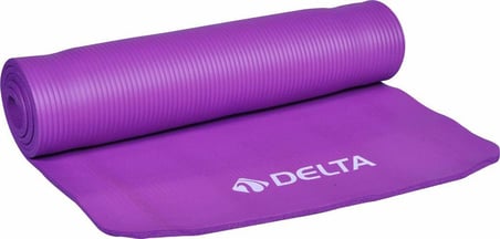 Lexroo Delta Konfor Zemin 10 MM Taşıma Askılı Pilates Minderi Yoga Matı, Antrasit