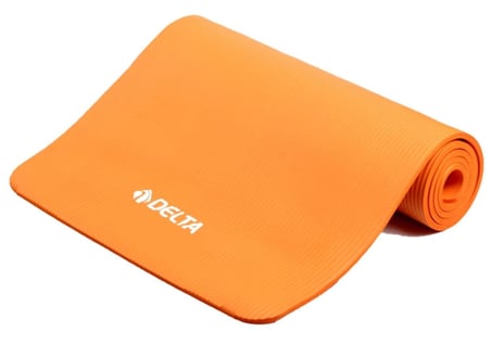 Lexroo Delta Konfor Zemin 10 MM Taşıma Askılı Pilates Minderi Yoga Matı, Turuncu