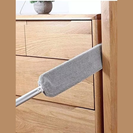 Lexroo Temizleme Mopu Mikrofiber Başlıklı Girintili Yüzey Dip Köşe Temizleme Toz Alma Raf Temizleme
