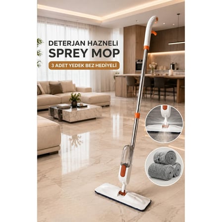 Lexroo Deterjan Hazneli Sprey Mop Seti