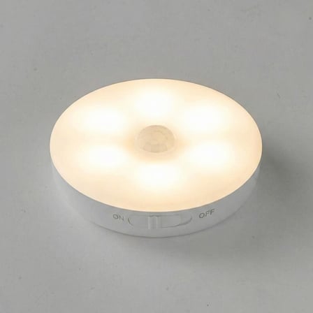 Lexroo Amber LED Hareket Sensörlü Ledli Gece Lambası Şarj Edilebilir, Taşınabilir 4000k Günışığı