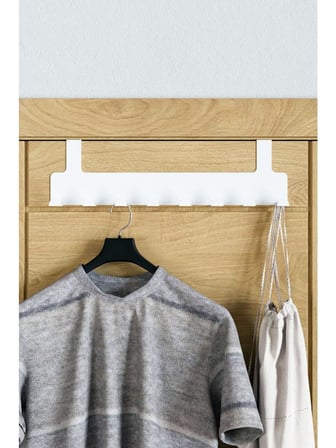 Lexroo Orret Home Metal Mat Siyah Kapı Arkası Askılık