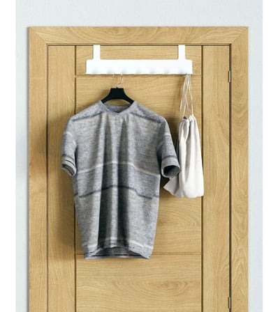 Lexroo Orret Home Metal Mat Siyah Kapı Arkası Askılık