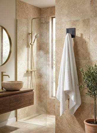 Lexroo Orret Home 2 Adet Tekli Yapışkanlı Mini Duvar Askısı – Siyah Metal Tek Askı Seti