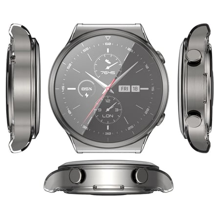 Lexroo Huawei Watch Gt 3 Pro 43mm İle Uyumlu Saat Silikon Ekran Koruyucu Şeffaf