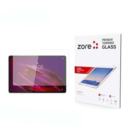 Lexroo Lenovo Yoga Tab 11.1 Zore Tablet Temperli Cam Ekran Koruyucu - Şeffaf