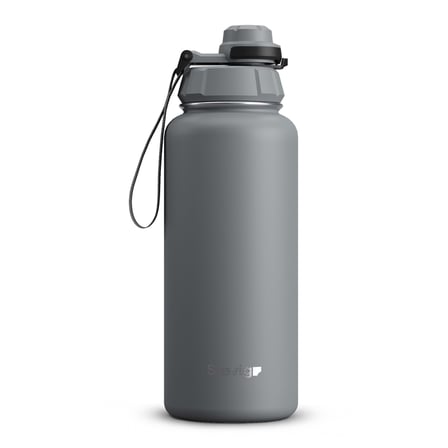 Stevig 1 Hand Leak-Proof Sızdırmaz Çelik Termos 1000 Ml Grey ST-214