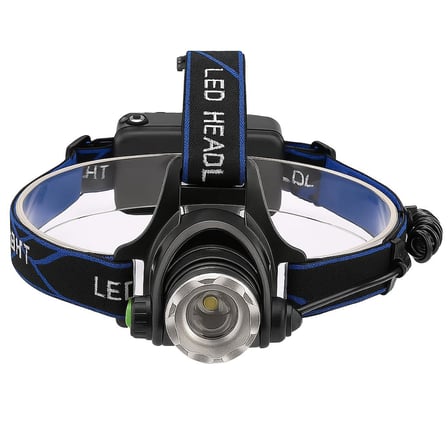 Lexroo CATA Poyraz Şarjlı Led Kafa Feneri Ayarlanabilir Zoom Özellikli 3 Modlu Beyaz Işık Outdoor