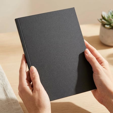 Lexroo Fark Tanıtım Amerikan Ciltli, A5 Noktalı Not Defter, 64 Yaprak, 110 gr. Ivory Kağıt