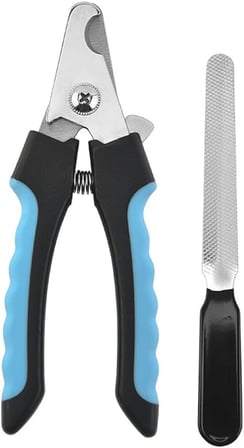 Lexroo Orret Home Evcil Hayvanlar İçin Tırnak Makası ve Törpü Seti, Manikür Seti, Ergonomik Tasarım