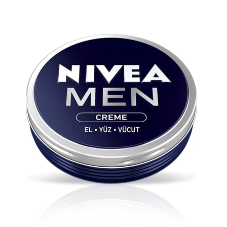 NIVEA MEN Erkek Bakım Kremi 75 ml, El, Yüz ve Vücut Nemlendirici Krem, Hızlı Emilir