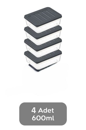 Lexroo Orret Home 4 Adet Buzdolabı Organizeri, Buzdolabı İçin Çok Amaçlı Saklama Kabı, Fresh Box