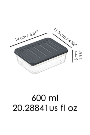 Lexroo Orret Home 4 Adet Buzdolabı Organizeri, Buzdolabı İçin Çok Amaçlı Saklama Kabı, Fresh Box