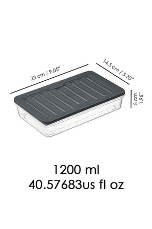 Lexroo Orret Home 4 Adet Buzdolabı Organizeri, Buzdolabı İçin Çok Amaçlı Saklama Kabı, Fresh Box