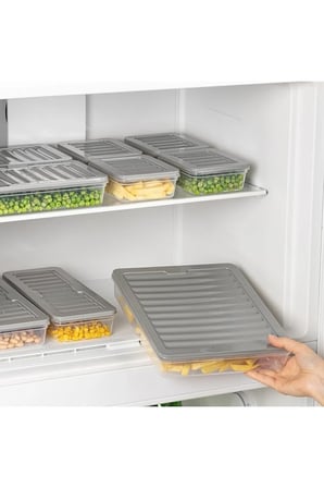 Lexroo Orret Home 4 Adet Buzdolabı Organizeri, Buzdolabı İçin Çok Amaçlı Saklama Kabı, Fresh Box