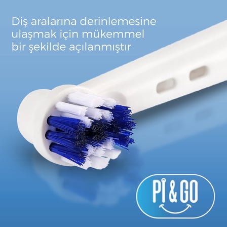 Lexroo Pi&Go Oral B Şarjlı Diş Fırçası Uyumlu Yedek Başlık