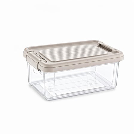 Lexroo Orret Home Kilitli Saklama Kabı Şeffaf Organizer PP Plastik Gıda Saklama Kabı Kapaklı