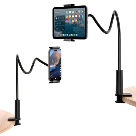 Lexroo Juo 70 CM Akrobat Esnek Tablet ve Telefon Tutucu Stand Siyah